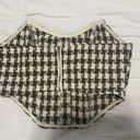 Blue Blush Strapless Gingham Crop Top Photo 2