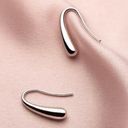 925 Silver Plated Teardrop Dangle Drop Earrings for Women Photo 0