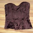 Pretty Little Thing Brown Corset Top Photo 2