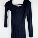 Misha Collection Gyda Black Slinky Jersey Jumpsuit Cutouts Flare Leg Medium NWT Photo 4