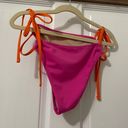 Shade & Shore  pink and orange bikini bottom size medium  Photo 2