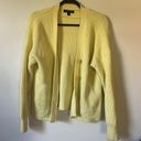 Banana Republic Yellow Chunky Knit Button Front Classic Cardigan Sweater Medium Photo 0