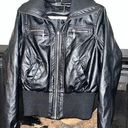 Juicy Couture Juicy 2 Faux Leather Crop Moto Jacket GUC Photo 0