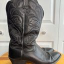 Ariat  Deertan Heritage scalloped shaft black leather boots size 11B Photo 0