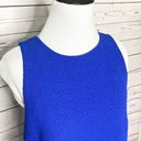 Tracy Reese Plenty by  Sapphire Blue Sleeveless Ruffle Hem Shift Dress Size 6 Photo 1