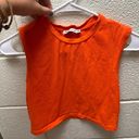 ZARA Orange  crop top Photo 0