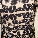 Rebecca Taylor Silk LEOPARD BLOCK Mini Dress color black & cream Size US 4 NWT Photo 10