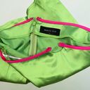 White Fox Boutique White Fox The New Me Neon Green Pink Contrast Mini Skirt Photo 2