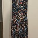 Sézane Sezane Floral Ruffle Metallic Multicolor Vida Midi Dress New Size 36, US 4 Photo 10