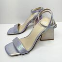 BP  Sandals Womens Size 5 Lilac Parker Ankle Strap Chunky Triangular Heels Photo 1