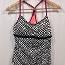 Nike  patterned racer back swim tankini Photo 0