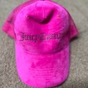 Juicy Couture  Pink Vintage Y2K Style Velvet Cap Hat Photo 2