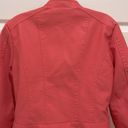 Baccini  Coral Faux Leather Zip Up Moto Jacket Photo 2