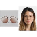 Dove 💕GARRETT LEIGHT💕 Pershing Glasses RG-DV Rose Gold  Frame Pink Gradient NWT Photo 3