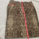 Alfani  snake skin pencil skirt with zipper embellishments. Photo 6