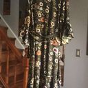 Umgee Pretty Floral  Wrap Dress Sz L Photo 7