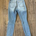 Abercrombie & Fitch  Curve Love High Rise Skinny Light Wash Distressed Jeans Photo 4