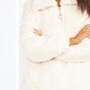 Show Me Your Mumu  Kassidy Faux Fur Pullover Zip Sweater in Cream Photo 10