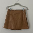 Abercrombie & Fitch Abercrombie Vegan Leather Mini Skirt Photo 8