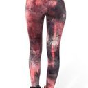 Blackmilk NWOT  Leggings Fairy Paint Red Black Brown Metallic Leggings Photo 4