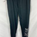 Rae Dunn NWT  Dream Black Jogger Pants Size Medium Photo 4