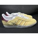 Adidas  ORIGINALS Gazelle Sneakers In Yellow And Burgundy. NWOT Women's Size 9.5 Photo 2