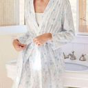 HAVEN WELL WITHIN Organic Cotton Bluebell‎ Robe Sz Sm NWOT White Photo 1