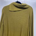 Coldwater Creek  Olive Green Women's Pullover Knit Sweater Size Medium Cowl Neck Photo 6