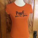 Poof Vintage Y2K witch  your gone baby T Photo 7