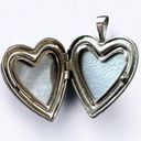 Sterling Silver  PPC Mom Heart Locket Charm Pendant Photo 1