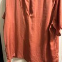 A New Day Dark Orange Silk Top Photo 1