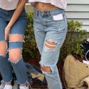 Pretty Little Thing Ripped Boyfriend Jeans Photo 1