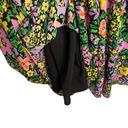 Donna Morgan Multi Color Mini Flowy Floral Dress Size 6 V-Neckline Puff Sleeves Photo 6