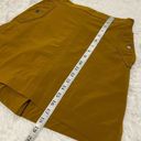 Athleta  High Waist Vienna Cargo Skort Jupe Short in Brass Yellow Size 10 Photo 4