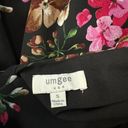 Umgee Black Pink Floral Cold Shoulder Dress Photo 6