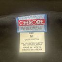 Cherokee  workwear scrubs unisex black VNeck short sleeve traditional shirt top M Photo 15