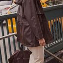 Varley  Alyssa Rain Jacket in Dark Truffle Small Womens Waterproof Trench Coat Photo 14