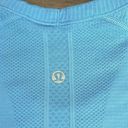 Lululemon  Swiftly Tech Short Sleeve Seamless Blue Tee Shirt Size 2 Photo 5