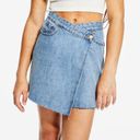 Aeropostale High Wasted Wrap Denim Skirt  Photo 0