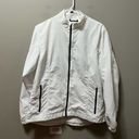 FootJoy  Womens LOGO White‎ GOLF ZIP UP JACKET size Large Photo 0