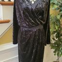 Krass&co Eva Mendes NY& Black Satin Dress Plus Size 3X Photo 9