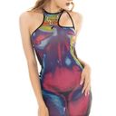 Cape Clique Body Heat Map Print Bodycon Dress, Small - NWOT Photo 2