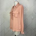 L'Academie L’ACADEMIE Camel Safari Lace-Up Long Sleeve Blouse Photo 5