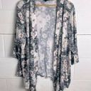 Torrid  floral quarter sleeve waterfall cardigan Photo 0