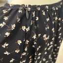 Oak + Fort  Black Floral Blouse Photo 4