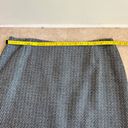 Anne Klein  Black White Geometric Wool Vintage Womens Size 14 Pencil Knee Length Photo 8