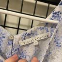 Violet+Claire NWOT |  women’s blue & white patterned tank top — medium Photo 2