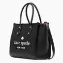 Kate Spade  New York Black Leather Ella Tote Classic Work Bag Photo 0