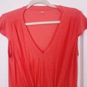 Beyond Yoga  Featherweight  Mini Dress Ruffle Cinch Waist Coral Pink Size Medium Photo 7