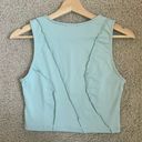 White Fox Boutique white fox teal blue-green cropped tank top Photo 3